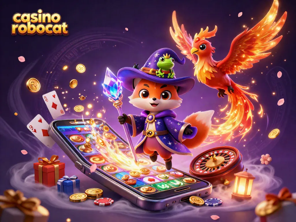 Spin the reels and uncover fun at casino robocat with mystical elements and gaming excitement.
