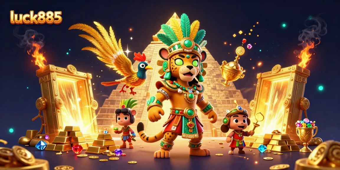 Engage with luck885's vibrant casino adventure featuring golden treasures and dynamic gaming elements.