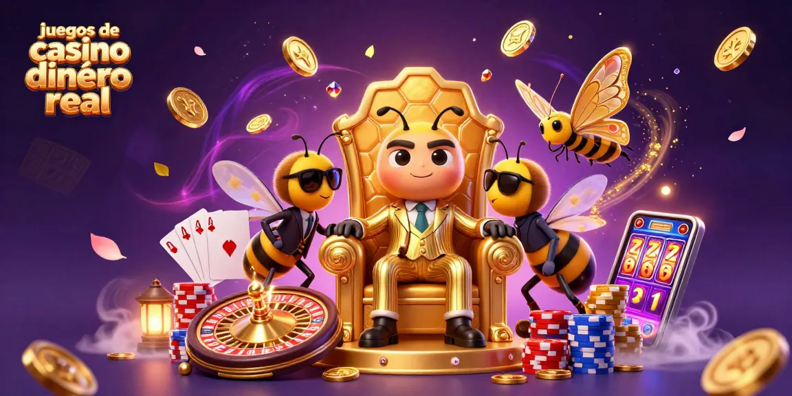 Juega emocionantes juegos de casino dinero real en una escena vibrante de arcade.