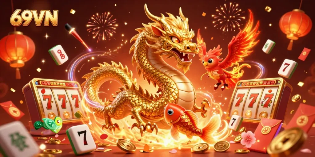 Experience exhilarating wins at 69VN with vivid gaming elements and a festive atmosphere.